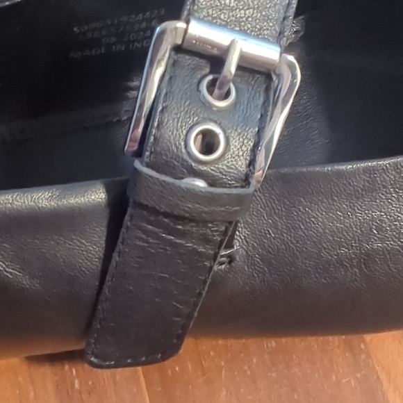 TOPSHOP GENUINE LEATHER Black Mary Jane Shoes - Picture 2 of 12